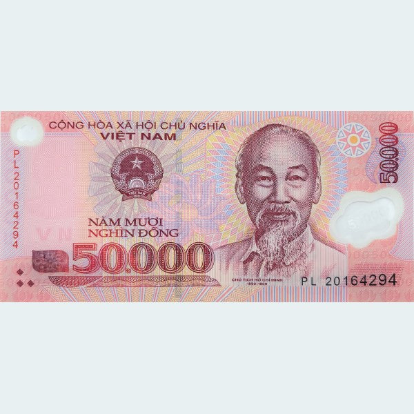 50,000 Vietnamese Dong Banknote UNC
